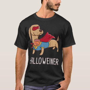 Happy Hweiner Dachshund SaUSE Weiner Dog Hal T-shirt
