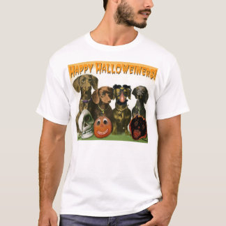 Happy Hweiners - Dachshund Halloween T-shirt