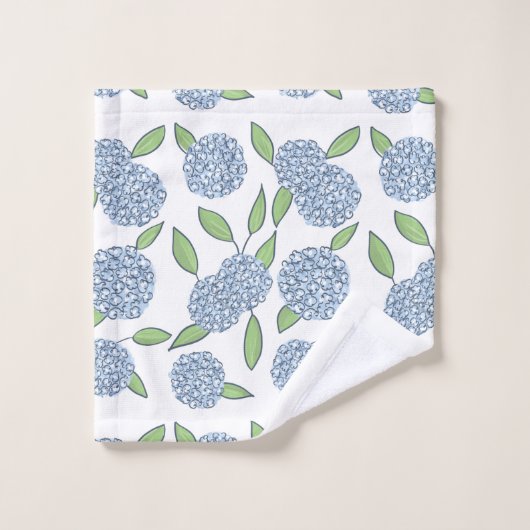 Happy Hydrangea Preppy College of Housewarming Bad Handdoek (Wasdoekje)