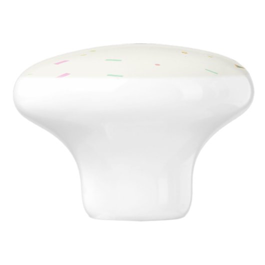 Happy Ice Cream glimlachend bars en popsicles Keramische Knop (Zijkant)