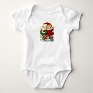 Happy Ice Skater Baby T-shirt