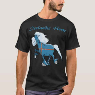 Happy IJslandse paarden gezegden T-shirt