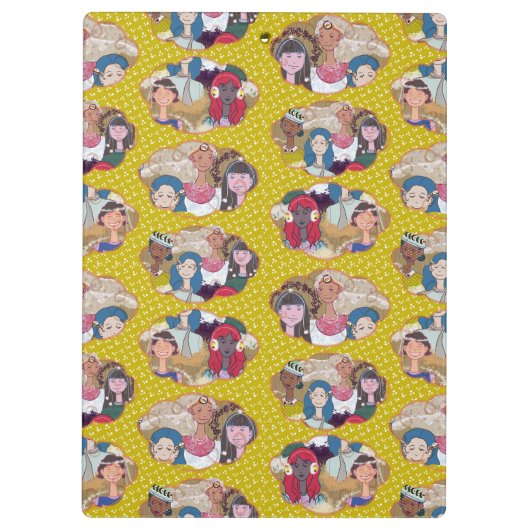 Happy Illustrated Clipboard Klembord (Achterkant)