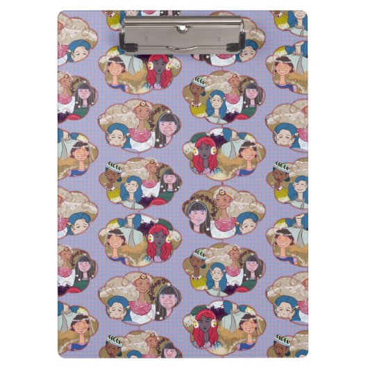 Happy Illustrated Clipboard Klembord (Voorkant)