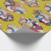 Happy Illustrated Gift Wrapping Paper Cadeaupapier (Hoek)