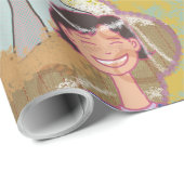 Happy Illustrated Gift Wrapping Paper Cadeaupapier (Rol Hoek)