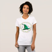 Happy Imbolc Bridget’s cross Witch Pet T-shirt (Voorkant volledig)