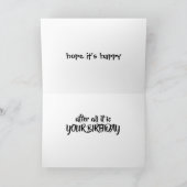 HAPPY IN HAMMOCK **VERJAARDAG** KAART (Binnen)