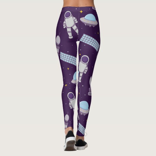 Happy in Space-Leggings Leggings (Achterkant)