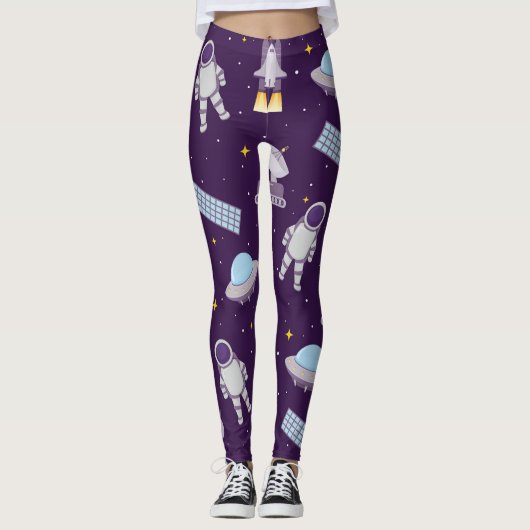 Happy in Space-Leggings Leggings (Voorkant)