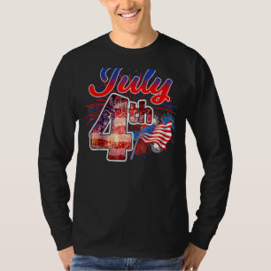 Happy Independence Day 4e juli Amerika Patriot T-shirt