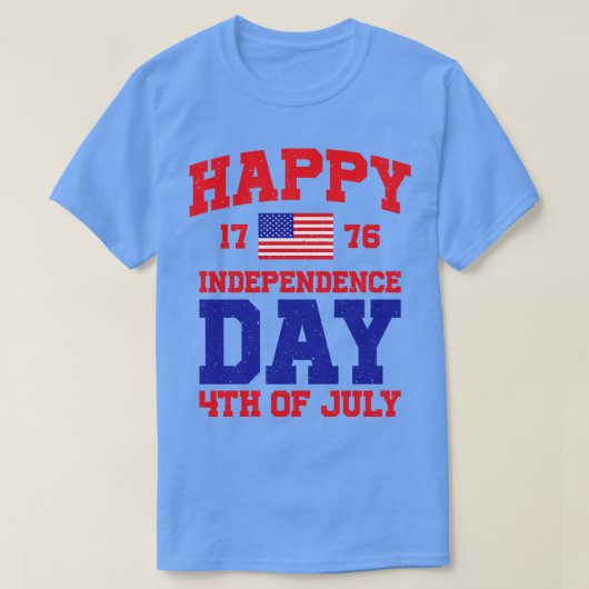 Happy Independence Day 4e juli in crisis T-shirt (Design voorkant)