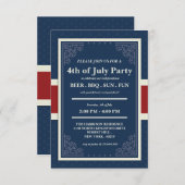 Happy Independence Day 4e juli Kaart (Voorkant / Achterkant)