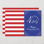 Happy Independence Day Amerika Feestdagenkaart (Voorkant / Achterkant)