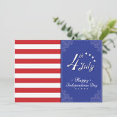 Happy Independence Day Amerika Feestdagenkaart (Staand voorkant)