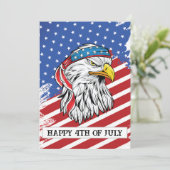 Happy Independence Day Amerika Kaart (Staand voorkant)
