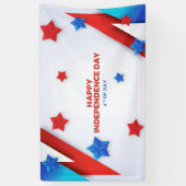 Happy Independence Day Amerikaans Patriottisch Spandoek (Verticaal)