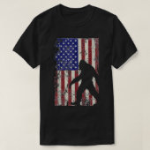 Happy Independence Day Bigfoot 4 juli Merica T-shirt (Design voorkant)