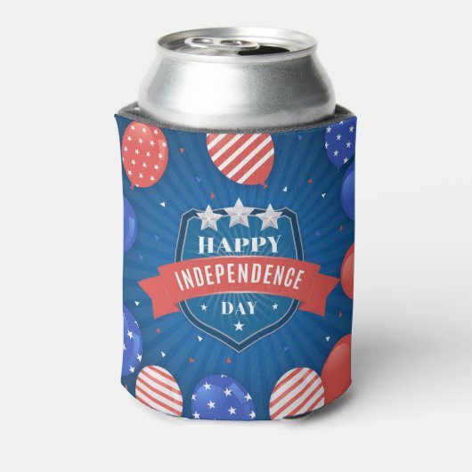 Happy Independence Day Blikjeskoeler (Blikje Achterkant)