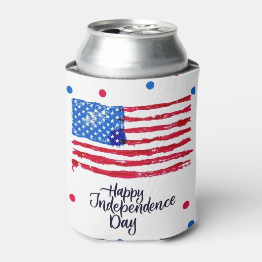 Happy Independence Day Blikjeskoeler (Blikje Voorkant)