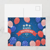 Happy Independence Day Briefkaart (Voorkant / Achterkant)