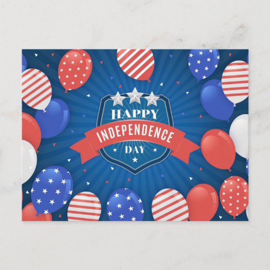 Happy Independence Day Briefkaart (Voorkant)