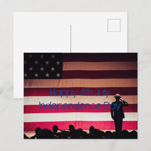 Happy Independence Day Briefkaart (Voorkant / Achterkant)