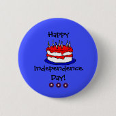 Happy Independence Day Button (Voorkant)