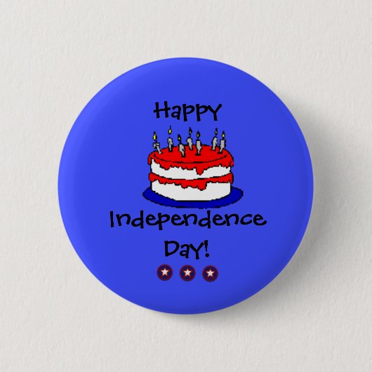 Happy Independence Day Button (Voorkant)