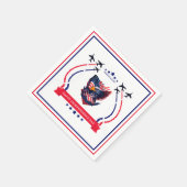 Happy Independence Day Celebration Party Supplies Servet (Hoek)