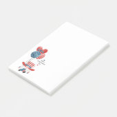 Happy Independence Day Gnome Post-it® Notes (Schuin)