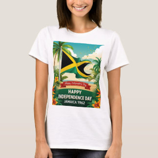 Happy Independence Day Jamaica 1962 Trots T-shirt