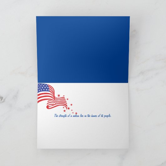 Happy Independence Day Kaart (Binnen)