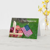 Happy Independence Day Kaart (Gele Bloem)