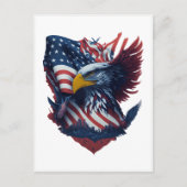 Happy Independence Day Kunst Vrijheid Vierde van j Briefkaart (Voorkant)