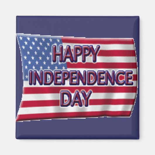 Happy Independence Day Magneet (Voorkant)