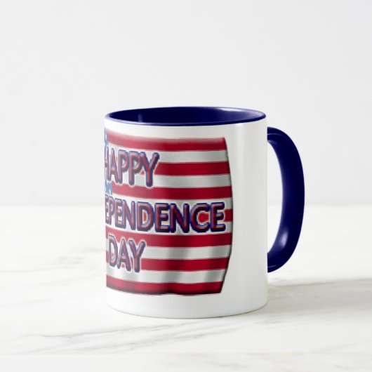 Happy Independence Day Mok (Voorkant rechts)