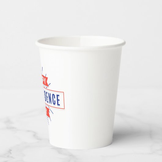 Happy Independence Day Paper Cups Papieren Bekers (Links)