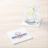 Happy Independence Day Paper-Onderzetter Kartonnen Onderzetters (Insitu)