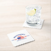 Happy Independence Day Paper-Onderzetter Kartonnen Onderzetters (Insitu)