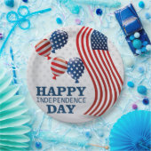 Happy Independence Day Papieren Bordje (Feest)