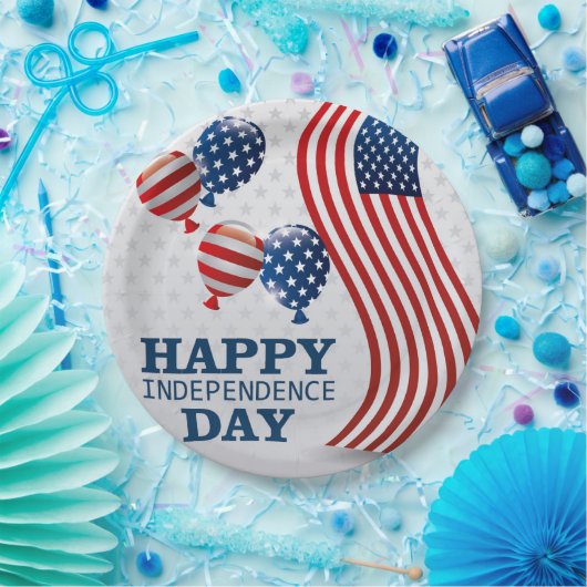 Happy Independence Day Papieren Bordje (Feest)