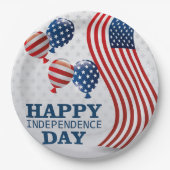 Happy Independence Day Papieren Bordje (Voorkant)