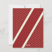 Happy Independence Day Rood Feestdagenkaart (Achterkant)