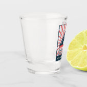 Happy Independence Day Shot Glas (Links)