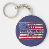Happy Independence Day Sleutelhanger (Voorkant)