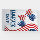 Happy Independence Day Spandoek (Horizontaal)