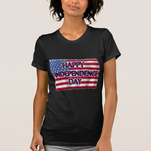 Happy Independence Day T-shirt (Voorkant)