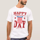 Happy Independence Day T-shirt Collectie (Voorkant)