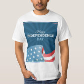 Happy Independence Day T-Shirt Design (Voorkant)